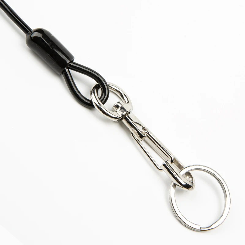 Custom Extendable Steel Cable Coiled Tether Fishing Bungee Cord Tools ...