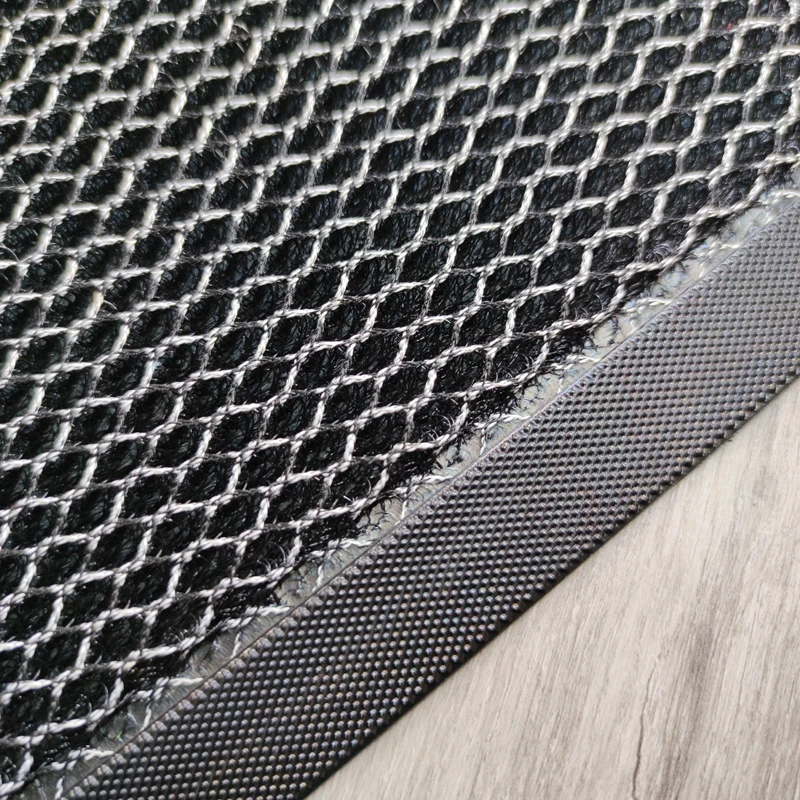 TPE Material Backing Welcome Entry Polyester Elastic Design Entrance Outdoor Door Mat