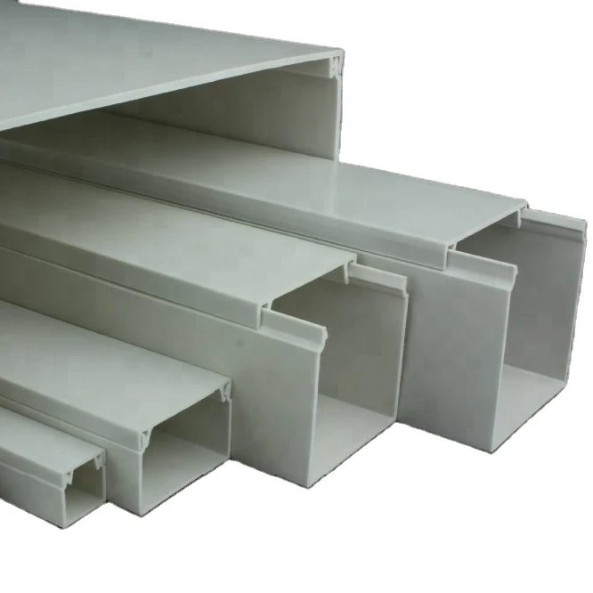 Fire Resistant Colored PVC Electrical Cable Trunking