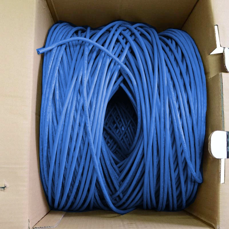 Высококачественная сеть для улицы Cat6 4 пары 23Awg 0,56 мм Utp Чистая медь Cca кабель в рулоне 305 футов м рулон цена за метр Cat 6