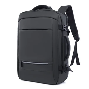 Unisex Quality Large USB Charging Backpack Fashionable Design Waterproof Features for Traveling  17 Inch Polyester Business Bag