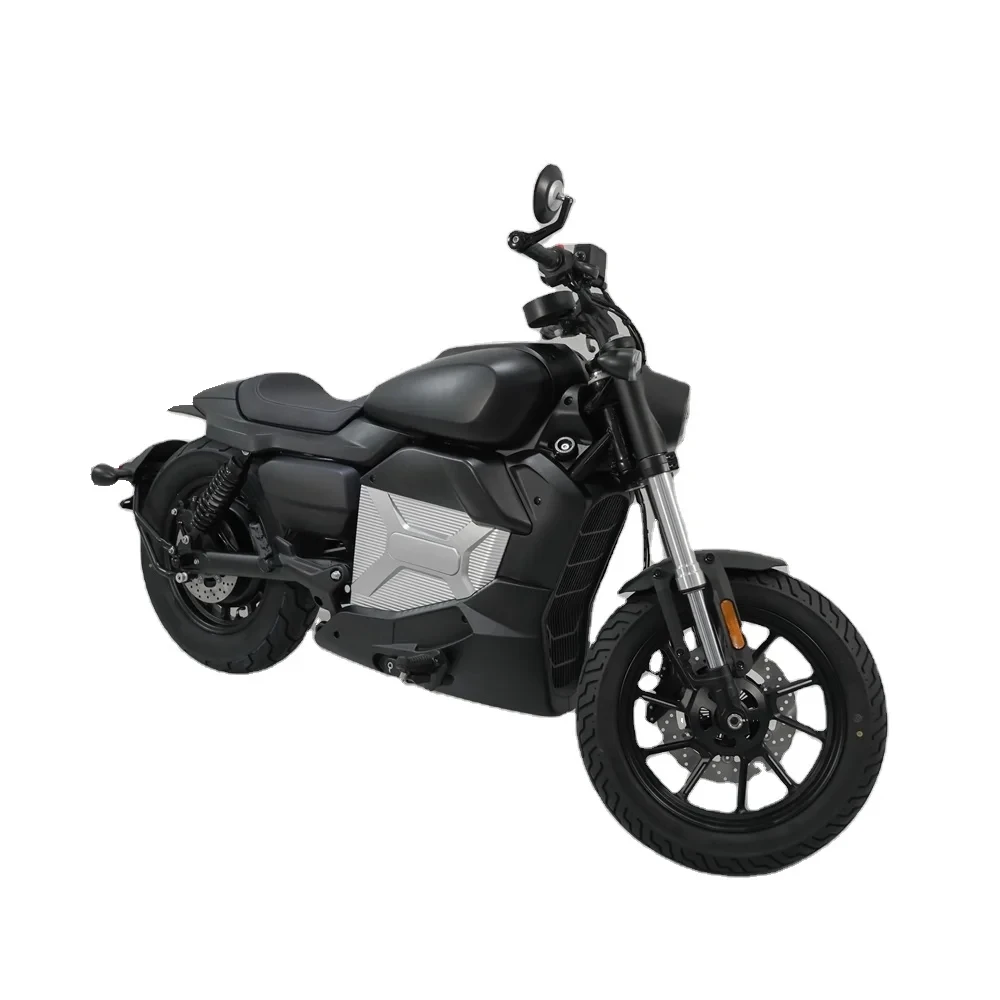 Road Legal EEC COC 16 Inch  Kenda Semi Hot Melt Tire 120KM/H  72v 8000w Adult  Electric Motorcycle
