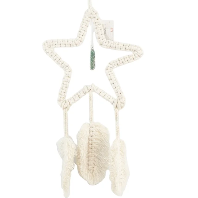 Macrame Polyester dreamcatcher Wall Hanger/Hanging Decor Ornament for Home and Garden Decoration