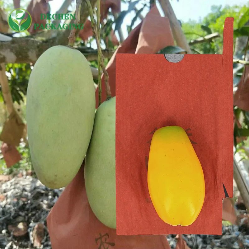 La protección del plátano empaqueta la bolsa de papel protectora de la fruta de la maduración del mango para la manzana de la cera