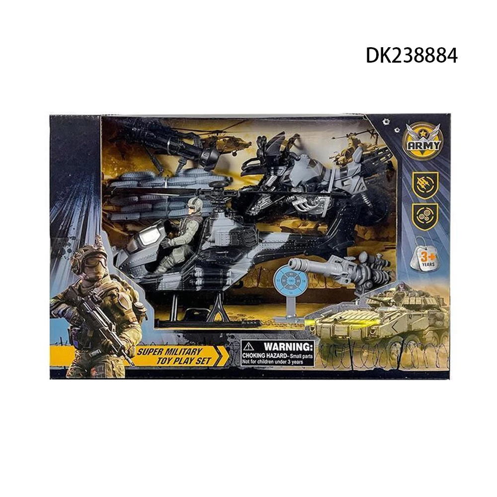 Военная серия сцена битвы Армия Мужчины игрушки солдаты ролевые игры для детей