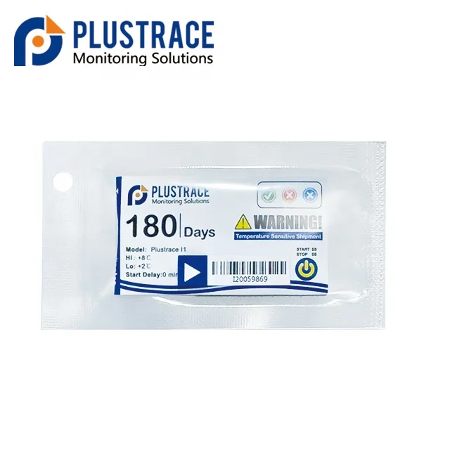 PLUSTRACE I1 Single Use Cold Chain Thermal Label Indicator,Temperature Electronic Indicator.