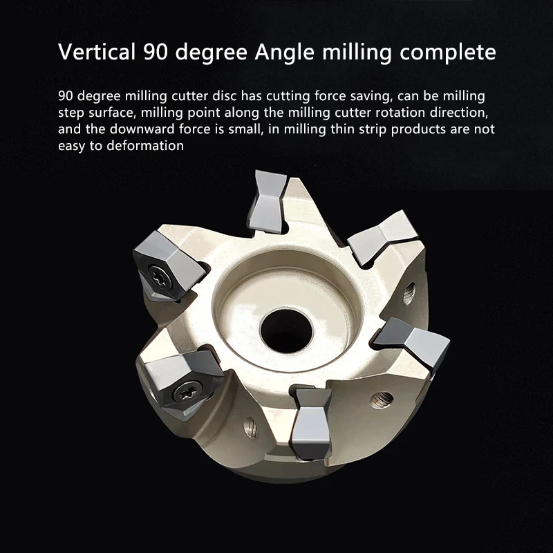 Wnmu080608 Doublesided Hexagonal Flat Square Shoulder Milling Heavy
