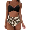 Black leopard print