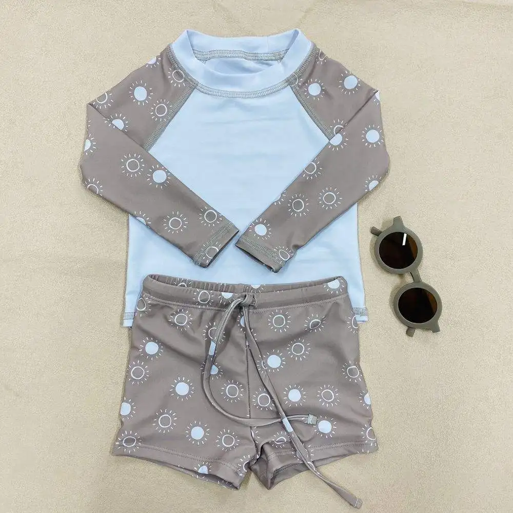 Promotion Quick Dry Baby Swim Rash Guard Girl Beach Swim Wear Custom