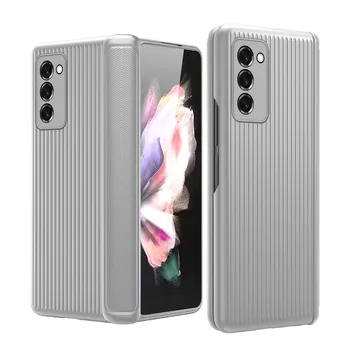 Twill pattern design Pc Luggage Phone Case For Samsung Galaxy Z fold 4 5g With Magnetic hinge case phone cover for Galaxy Fold 3