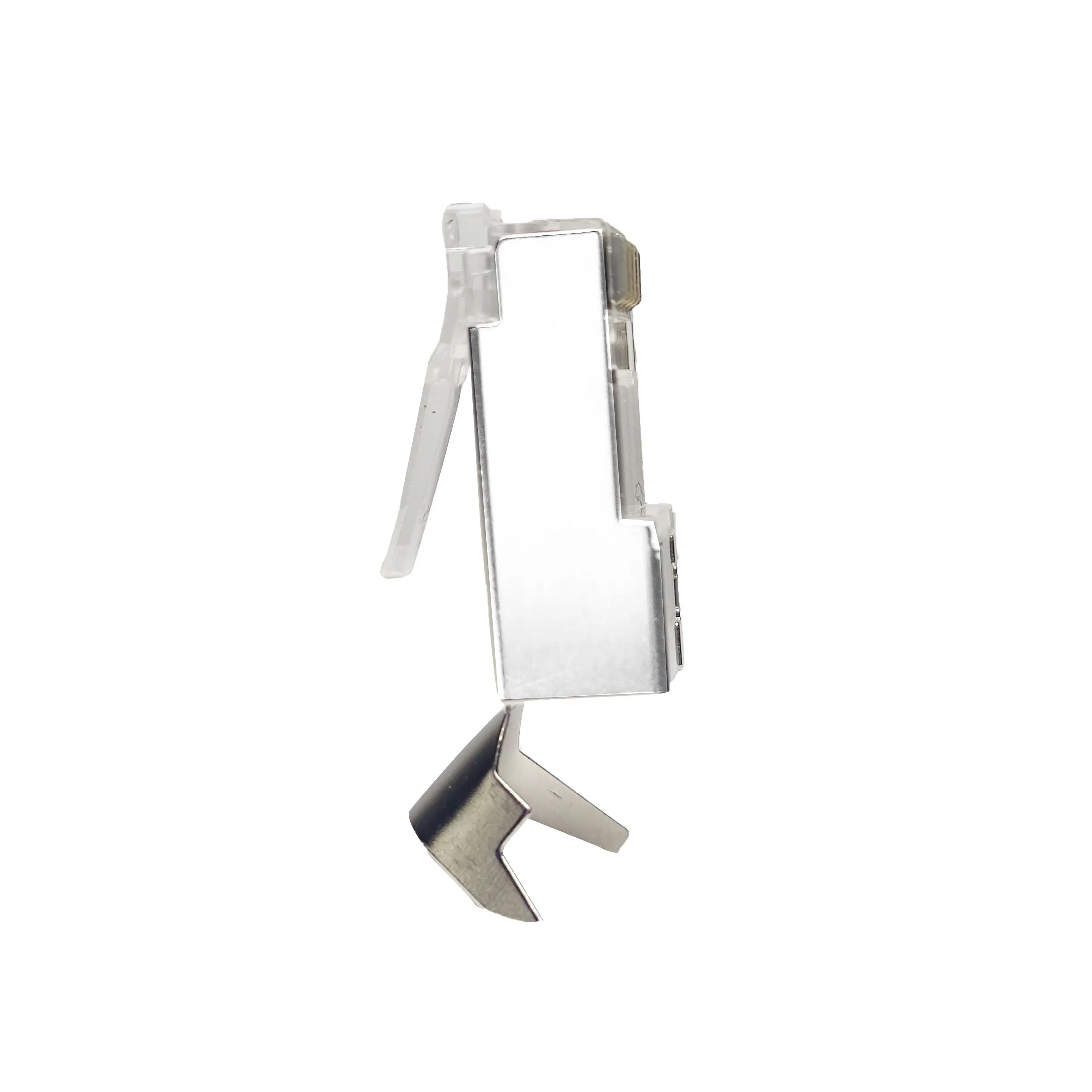ethernet network cable utp ftp 8 pin 8p8c modular cat 7 rj 45 pass through plug cat7 plug RJ45 connector
