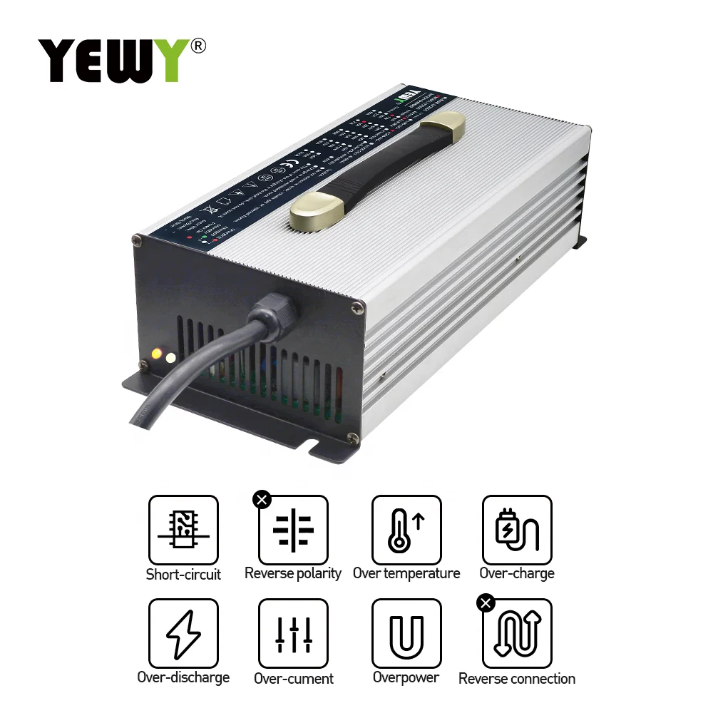 フォークリフトバッテリー充電器 12/24/36/48/60/72V AGM 鉛蓄電池充電