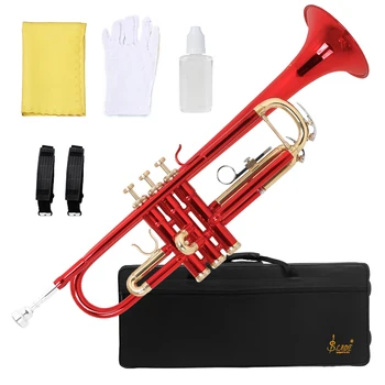 SLADE Professional B Flat Trumpet - High Quality & Colorful
