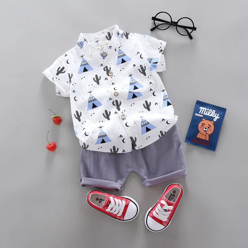 Wholesale Children Clothing - Summer Boy Sets with Shorts