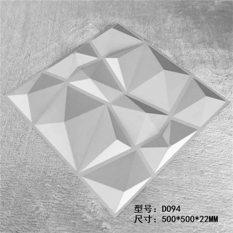 UDK Modern 3D Embossed PVC Wall Panel Wallpaper White/Black Color Classic Style for Interior Decorations Waterproof Function