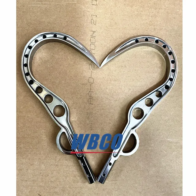 Titanium Gaff Hooks for Deep Sea Saltwater Fish Titanium Gaff Head with Handle Materials Is Carbon Fibre
