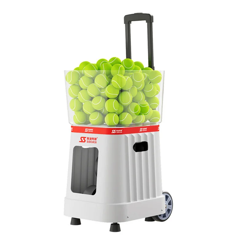 T7 Pro Plastic Tennis Net Trainer with AI Voice Control Remote Data Share Portable Outdoor Training Equipment