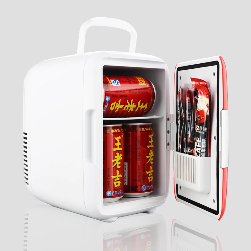 China Ningbo Mini Refrigerator 4L Auto Portable Single Door Small Fridge Cooling the Refridgerators on Sale