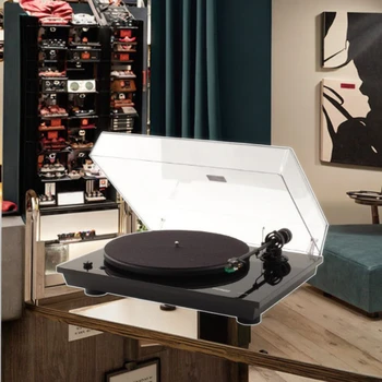 ターンテーブルカバー アクリル製 透明 セット Amazon | 12インチレコードプレーヤー用ターンテーブルマット