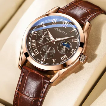 Live Exposures Men's Watches with Quartz Movement Shi Ying Foreign Trade Manufacturers' Wholesale Stock Generation Hair