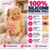 Yellow Dot Romper Pink Bunny