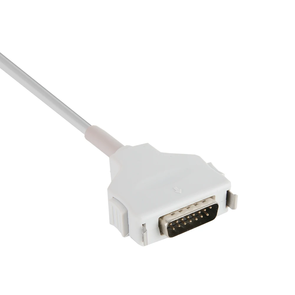 Fukuda Denshi Compatible for Cardimaxx  FX-7102/ FCP 2155 Direct-Connect 10 Lead EKG Cables IEC Banana 4.0 Ekg Cable