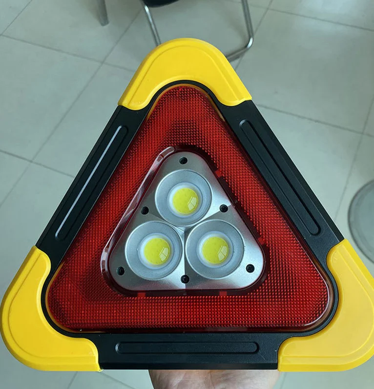 Triangle Warning Light Led Multifunctional Car Emergency Light Solar