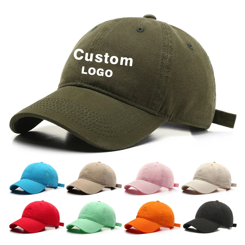 Outdoor Sports Mens Cotton Dad Hat Baseball Caps Custom Embroidery Logo ...