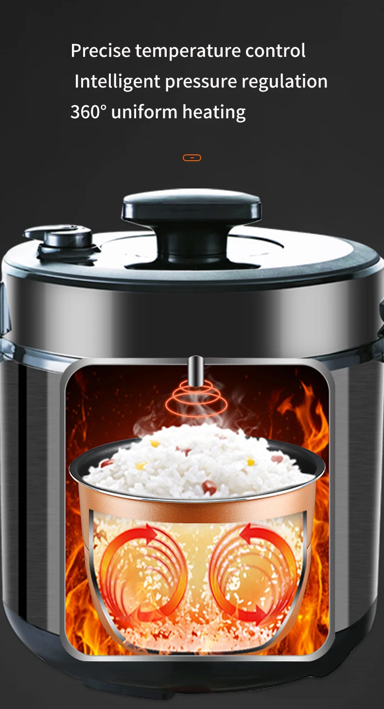 New Design 6l Electric Multi Cooker Smart Cooker Wholesale Large