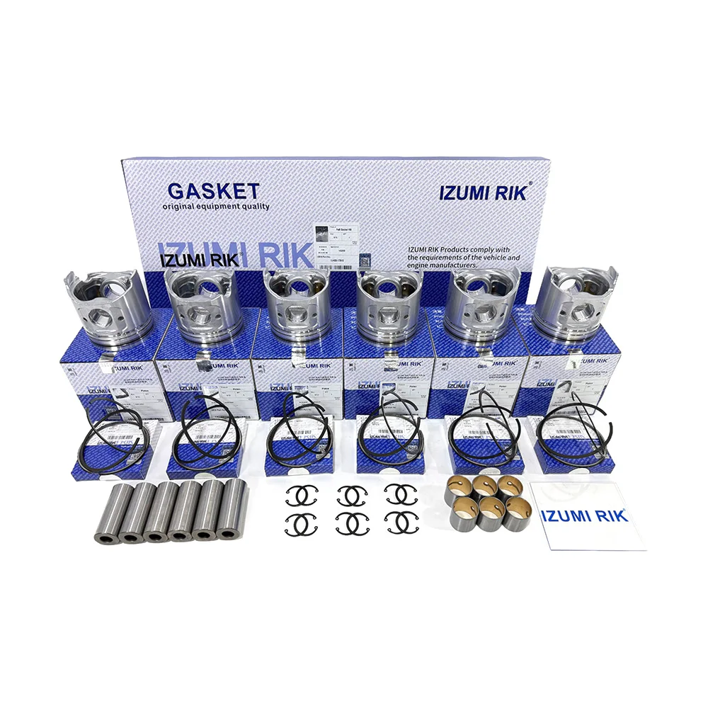 IZUMI RIK S6B-MPTK S6B-PT S6B-PTK Piston & Piston Ring Set for Mitsubishi Engine Parts