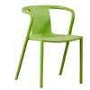 Sedia tutta in plastica verde