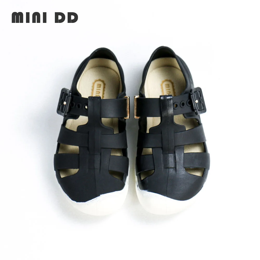 Сандалии детские из ПВХ босоножки с пэчворком модная летняя обувь для мальчиков школьные