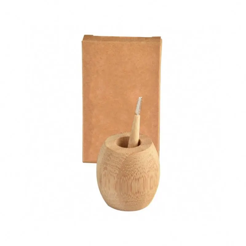 Экологичная Органическая Бамбуковая межзубная щетка Tingsheng, щетка с зазором, Бамбуковая межзубная щетка