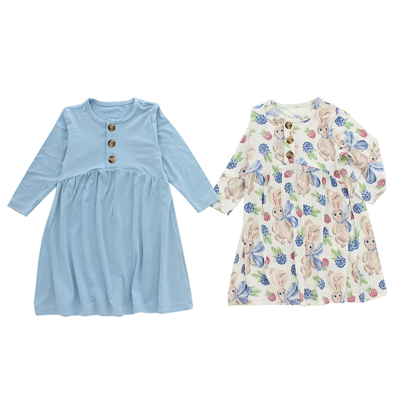 Vestidos Elegantes De Alta Calidad Para Bebé Y Niña,Vestido Liso Con Diseño  De Botones,Ropa De Color Sólido - Buy Bebé Vestido,Color Sólido Vestido,Diseño  De Botón Vestido De Los Niños Product on Alibaba.com