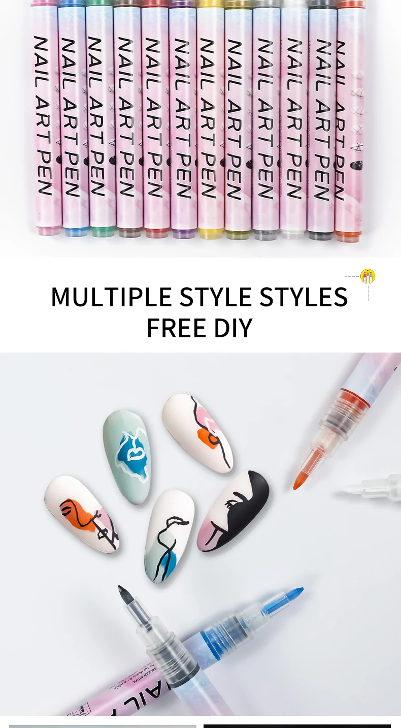 Nail Graffiti Marker Point Tracing Line Drawing Pen Nail Art Pen