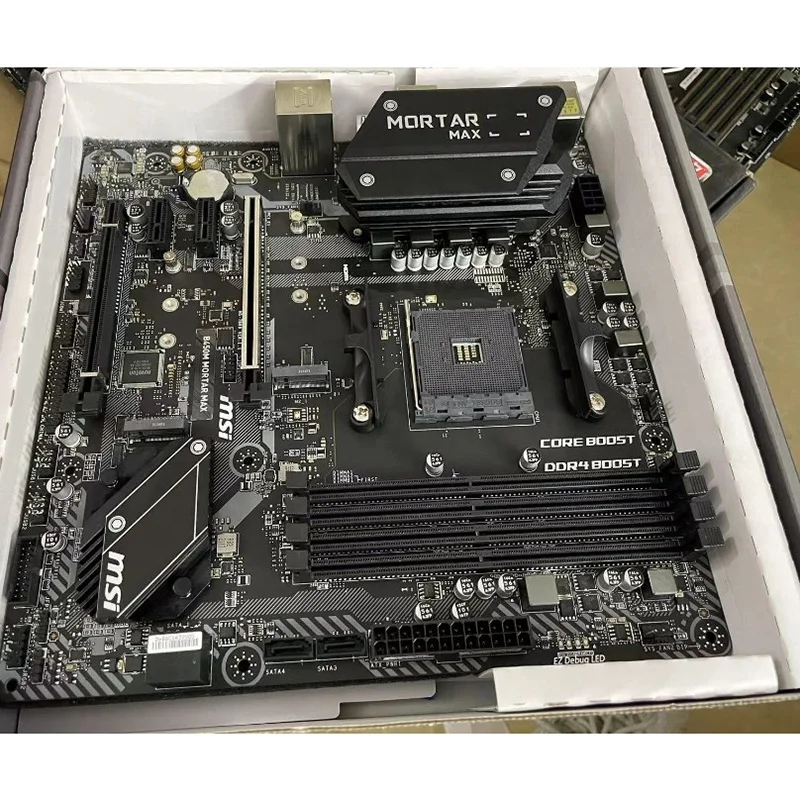 MSI B450M MORTAR MAX マザーボード B450M Mortar Max Socket AM4 AMD B450 DDR4 Micro ATX