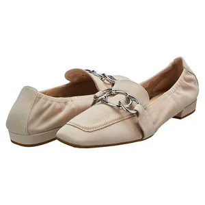 Professional Custom Shoes High Quality 100% Genuine Leather Comfortable Women Flat Suede Shoes