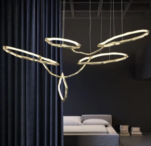 ECOJAS New Modern Design Decorative Pendent Light for Living Room Villa Hotel Chandelier