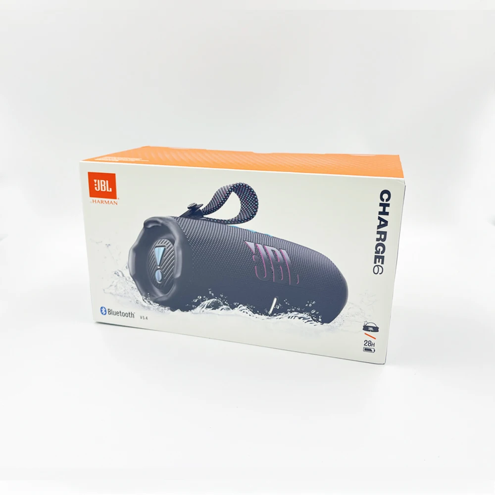 JBL Charge 6 Al Enhanced Portable for Bluetooth Speaker with Subwoofer Dust-proof and Waterproof Outdoor/Desk Use Speakers
