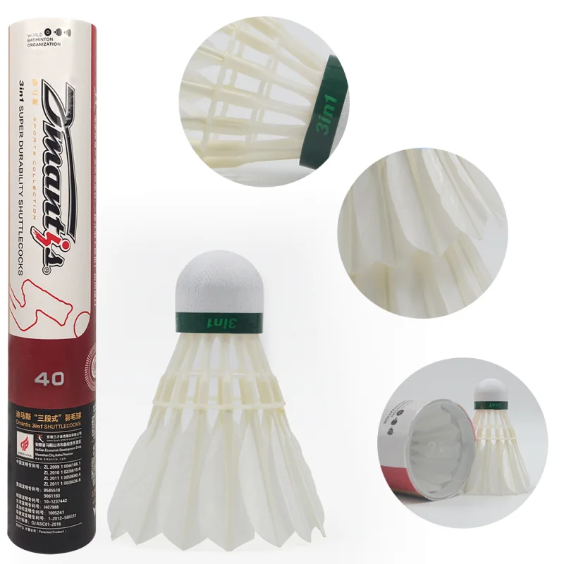 Jualan Langsung Kilang 3in1 Hybrid Shuttlecock Peruncit Bulu Itik / Borong Badminton Shuttlecock