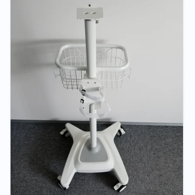 Vital Signs Patient Monitor Trolley Height Adjustable Monitor Stand Ambulance Vital Sign Monitor Trolley