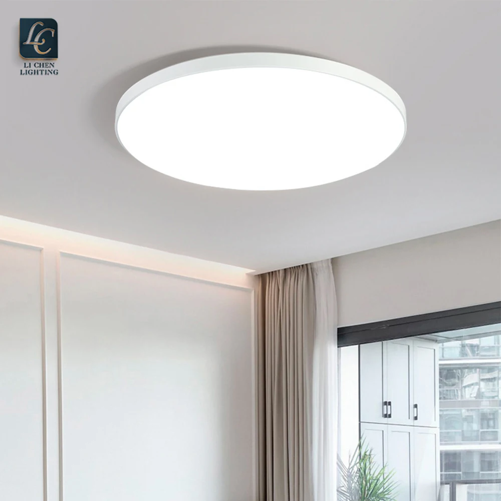 CL-F01 ABS PVC Modern Double Color Surface Mount Led Panel Light 18w 24w 48w Ceiling Lamp