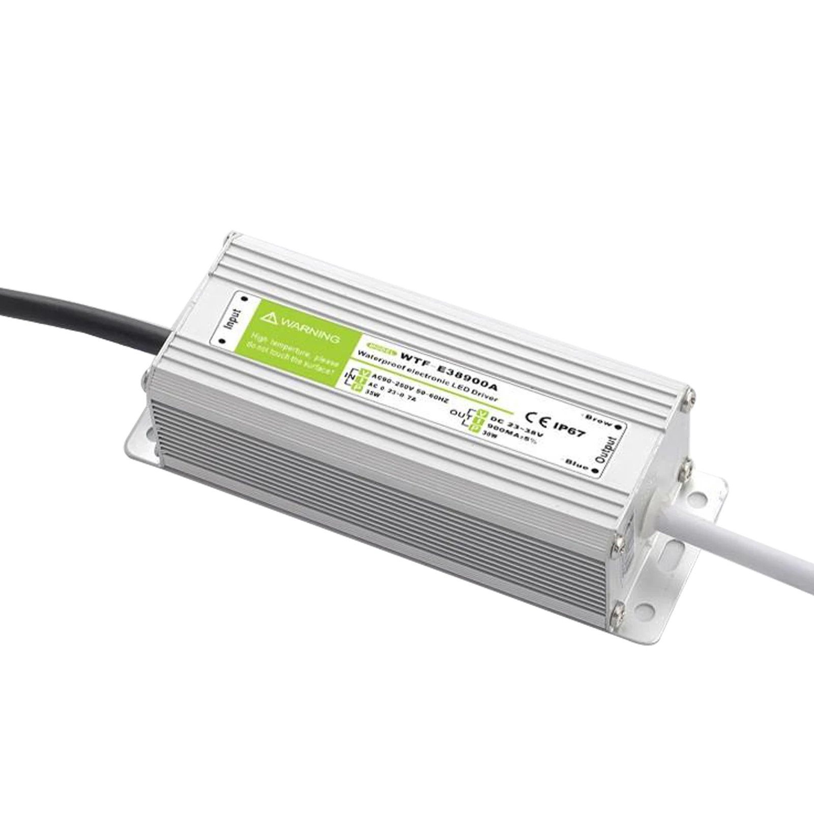 IP67 Waterproof 12V 60W Constant Voltage LED Driver CE RoHS Approved; 24V 50W Electronic Product