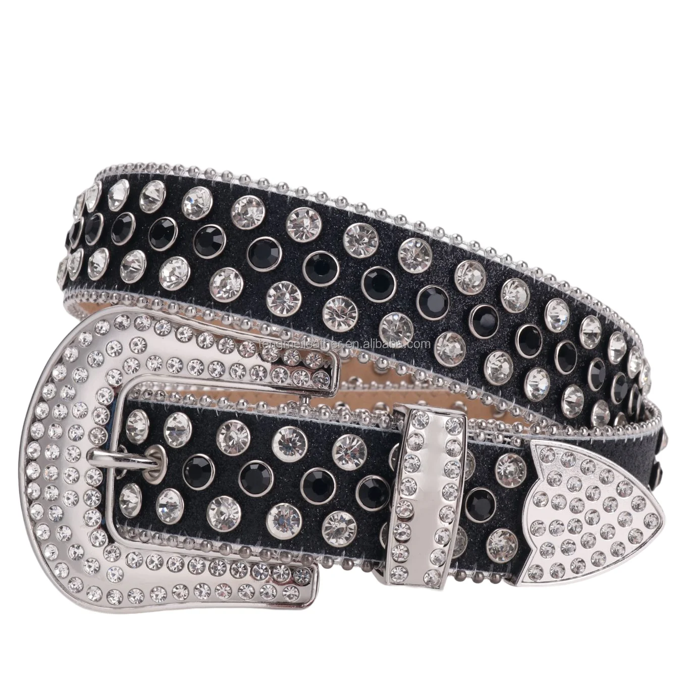  Five Domains Rhinestone Belt Diamond Belt Diamond Luxury Strap  Men Women's Fashion Designer Waist Belt Golden Light Belt (Color : 04, Size  : 44 inch) : Clothing, Shoes & Jewelry
