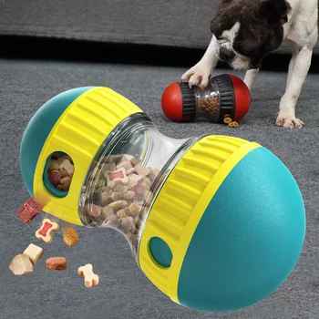Environmentally Friendly Rolling Ball Dog Toy Eco-friendly PET Interactive Sports Toy Made of Plastic for Slow Food Training