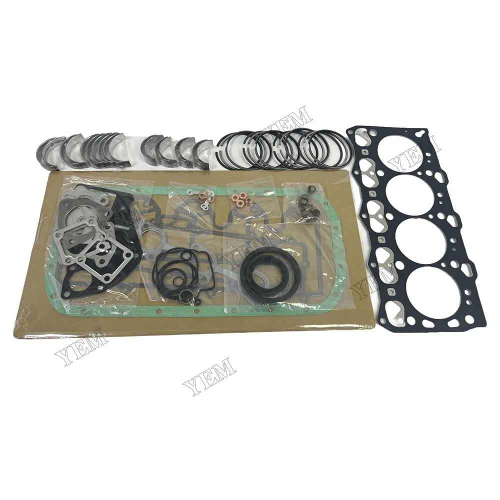 4LE2-CR Overhaul Re-ring Kit For Isuzu Engine Piston Ring Gasket Bearing
