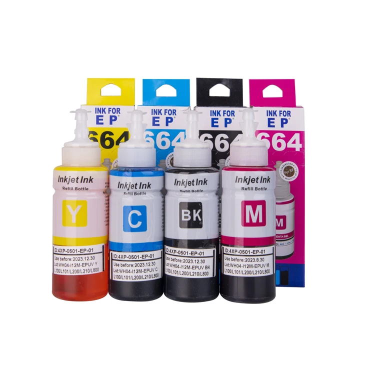 Para Todos. Kit 4 Tintas Epson 504 Original, L4150, L4160, L6170, L6171.