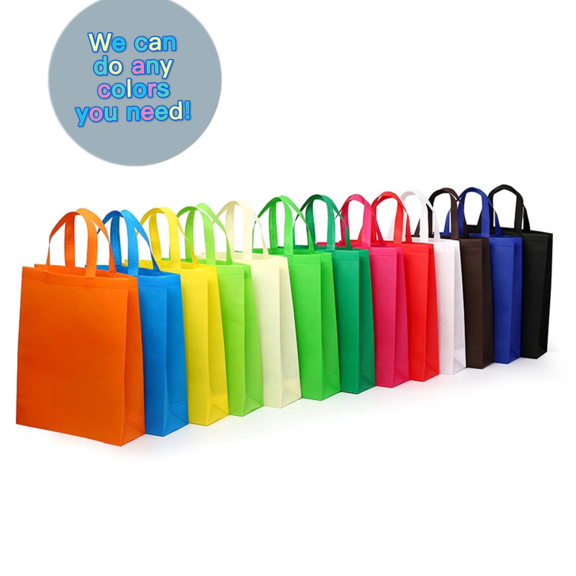 Foldable Non-woven Fabric Shopping Tote Bag pp Laminated Nonwoven Non Woven Fabric Carry Gift Shopping Tote Bag with logo factory