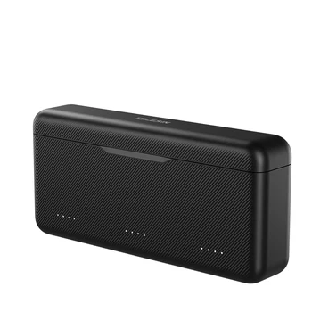 TELESIN Camera Accessories for dji Action 3/4 Portable with Power Indicator Light Three-slot Battery Charging Storage Box