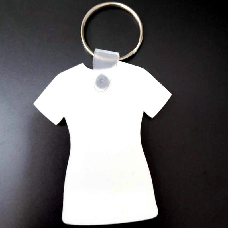 Sublimation Blank MDF Keychain Scrub Key Chain Nurse Gift Custom logo Clinic Promotion Gift